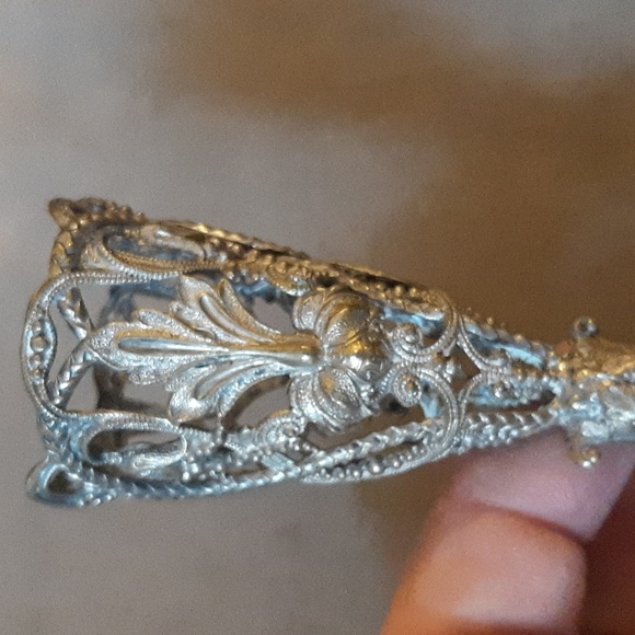 Antique 1844 silver plated England Posey - Picture 3 of 3